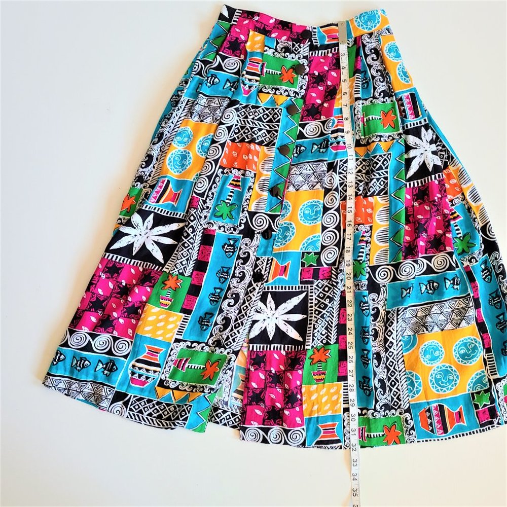 Eric Ryan Sport vintage button front high waisted skirt - Picture 13 of 14